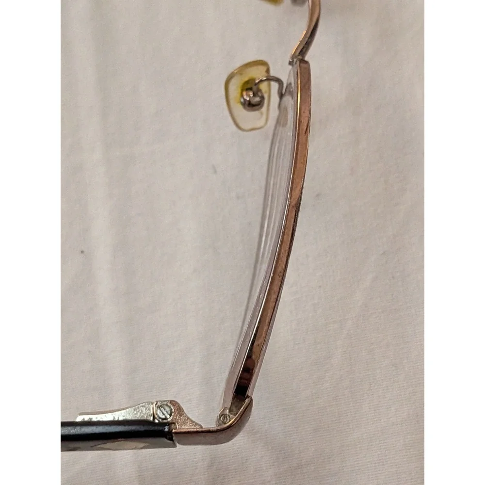 Versace Eyeglasses MOD1177 1045 Metal Rectangle 52-16 135 Italy FRAMES ONLY